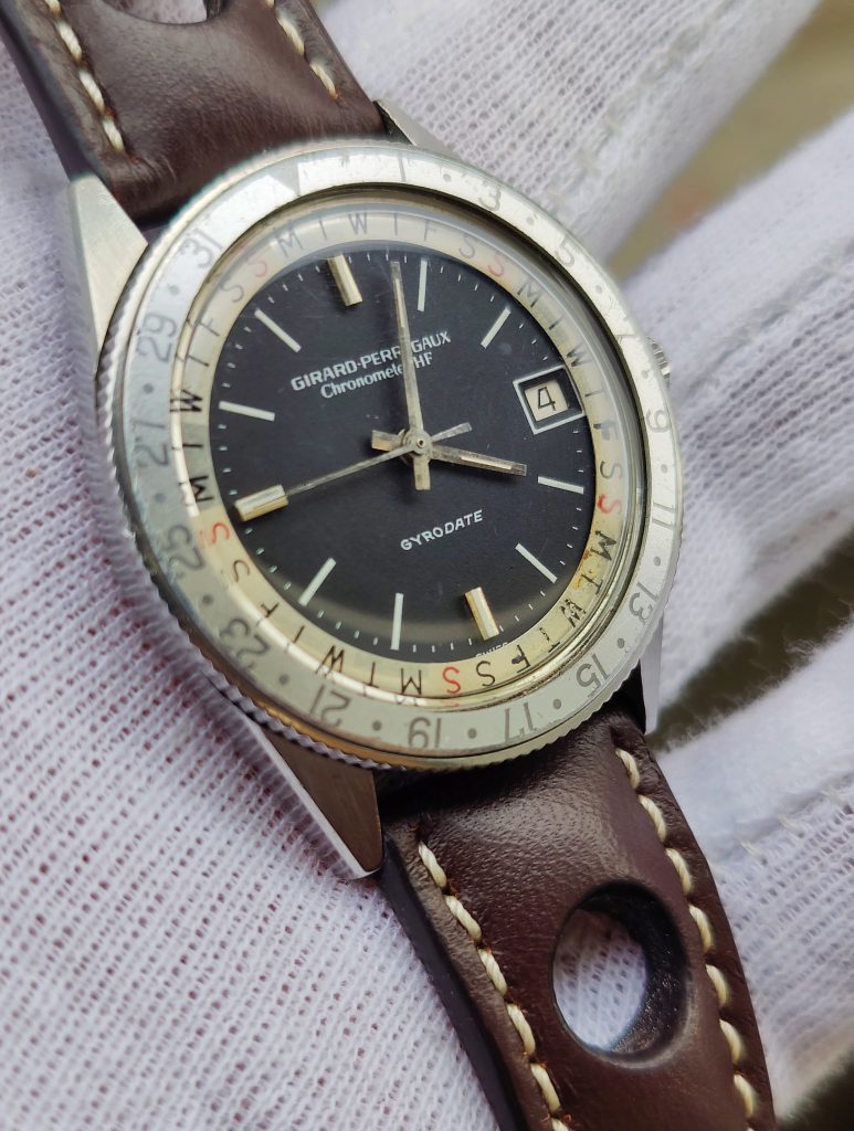 Girard Perreguax Chronometer HF Gyrodate 1968 – Model 9080